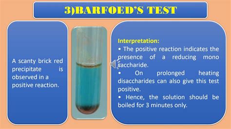 barfoed test procedure|Barfoed’s Test.